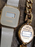 Vtg 13 Pc Watch Lot Men's Ladies Wind Up Quartz Parts Repair Timex Skagen Narmi