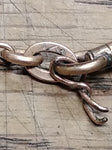 Vtg Antique H&H Pocket Watch Albert Chain Gold Filed Swivel End Clasp