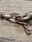 Vtg Antique H&H Pocket Watch Albert Chain Gold Filed Swivel End Clasp