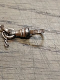 Vtg Antique H&H Pocket Watch Albert Chain Gold Filed Swivel End Clasp