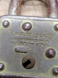 Vtg 2 Piece Miniature Padlock Lot Master Lock Co & Unknown