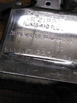 Vtg 2011 Zippo Cigarette Lighter Cut Glass Geometric Satin Chrome Good Shape Box
