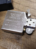 Unfired 1998 Zippo Cigarette Lighter Camel Logo Black Matte Eclipse Display Box!