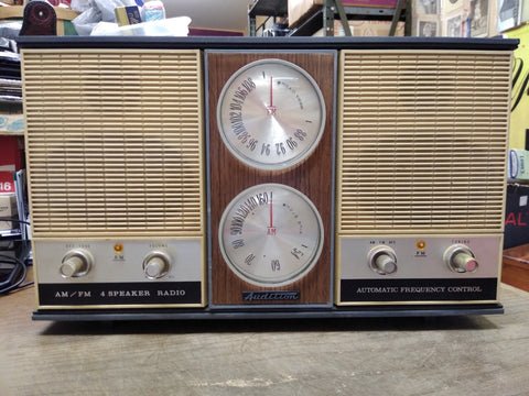 Vtg Audition AM/FM 4 Speaker Table Top Radio Automatic Frequency Control Repair