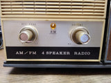 Vtg Audition AM/FM 4 Speaker Table Top Radio Automatic Frequency Control Repair