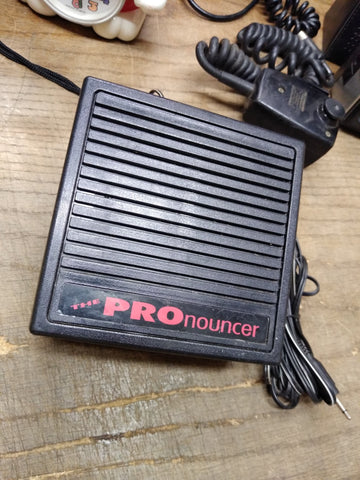 Vtg Barjan Products The PROnouncer External Portable Speaker No. 320-25