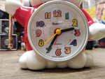 Rainbow Quartz Talking Trumpet Playing Drumming Cat Alarm Clock Works Great!