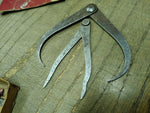 Vtg 3 Pc Tool Lot Starrett No 229 Inside Gauge & Caliper P Lowentraut Lady Legs