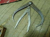 Vtg 3 Pc Tool Lot Starrett No 229 Inside Gauge & Caliper P Lowentraut Lady Legs