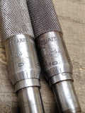 Vtg 3 Pc Lot  Brown & Sharpe 4-5" Micrometer w/2 B & S #294 Ratcheting Mic Heads
