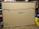 Vtg Large Genuine Budweiser Bud Light Beer World Renowned Mirror Sign 25" x 18"