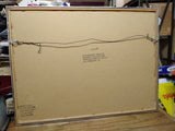 Vtg Large Genuine Budweiser Bud Light Beer World Renowned Mirror Sign 25" x 18"