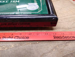 Vtg 1996 SKOAL Original Fine Cut Wintergreen Tobacco Clock Sign 21" x 13" Works!