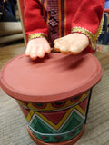 Vtg Metro Big John The Chimpee Chief Drumming Whistling Toy Repair Lot w/Box!