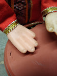 Vtg Metro Big John The Chimpee Chief Drumming Whistling Toy Repair Lot w/Box!