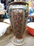 Vtg 1920's Roseville Pottery Florentine 1 Vase 2 Handle 10.5" No Chips or Cracks