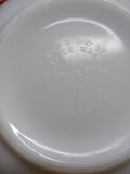 Vtg Pyrex Early American Cinderella White 443 2.5 Quart Mixing Bowl