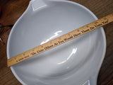 Vtg Pyrex Early American Cinderella Brown 444 4 Quart Mixing Bowl