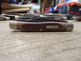 Vtg Schrade Old Timer 80T 3 Blade Folding Pocket Knife USA