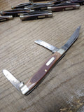 Vtg Schrade Old Timer 80T 3 Blade Folding Pocket Knife USA