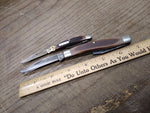 Vtg 2 Pc Schrade USA Old Timer Pocket Knife Parts/Repair Lot 2 Blades 770T 1040T