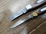 Vtg 2 Pc Schrade USA Old Timer Pocket Knife Parts/Repair Lot 2 Blades 770T 1040T