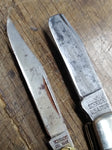 Vtg 2 Pc Schrade USA Old Timer Pocket Knife Parts/Repair Lot 2 Blades 770T 1040T