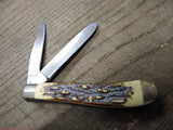 Vtg Schrade+ 285UH USA Uncle Henry Trapper Pocket Knife 2 Blades Nice Shape!