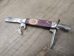 Vtg Imperial Prov RI USA BSA Boy Scout Multi Tool Pocket Knife Nice Shape!