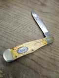 Vtg 1993 ZIPPO/CASE Commemorative USA 7 Dot Single Blade Pocket Knife Nice Shape