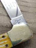 Vtg 1993 ZIPPO/CASE Commemorative USA 7 Dot Single Blade Pocket Knife Nice Shape