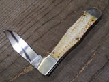 Vtg 1993 ZIPPO/CASE Commemorative USA 7 Dot Single Blade Pocket Knife Nice Shape