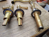 Danze Opulence Collection Roman Tub Faucet Widespread Rough in Polished Brass