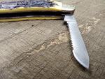 Vtg Outdoor Life FS0059 Bird & Small Game Pocket Knife Multi Tool 2 Blades