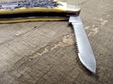 Vtg Outdoor Life FS0059 Bird & Small Game Pocket Knife Multi Tool 2 Blades