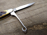 Vtg Outdoor Life FS0059 Bird & Small Game Pocket Knife Multi Tool 2 Blades