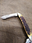 Vtg Outdoor Life FS0059 Bird & Small Game Pocket Knife Multi Tool 2 Blades