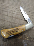 Vtg Frost Cutlery Surgical Steel Single Blade Advertising Pocket Knife 6" Japan