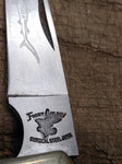 Vtg Frost Cutlery Surgical Steel Single Blade Advertising Pocket Knife 6" Japan