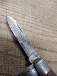 Vtg Klein Tools Chicago USA 2 Blade Electricians Pocket Knife 6.5"