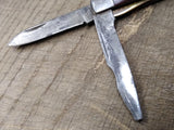 Vtg Klein Tools Chicago USA 2 Blade Electricians Pocket Knife 6.5"