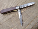 Vtg Klein Tools Chicago USA 2 Blade Electricians Pocket Knife 6.5"