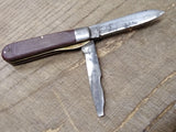 Vtg Klein Tools Chicago USA 2 Blade Electricians Pocket Knife 6.5"