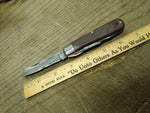 Vtg Klein Tools Chicago USA 2 Blade Electricians Pocket Knife 6.5"