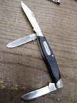 Vtg BUCK 301 USA Stockman Folding Pocket Knife Sawcut Delrin Scales 3 Blades