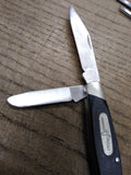 Vtg BUCK 301 USA Stockman Folding Pocket Knife Sawcut Delrin Scales 3 Blades