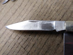 Vtg BUCK 301 USA Stockman Folding Pocket Knife Sawcut Delrin Scales 3 Blades