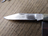 Vtg BUCK 301 USA Stockman Folding Pocket Knife Sawcut Delrin Scales 3 Blades