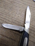 Vtg BUCK 301 USA Stockman Folding Pocket Knife Sawcut Delrin Scales 3 Blades