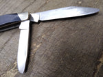 Vtg BUCK 301 USA Stockman Folding Pocket Knife Sawcut Delrin Scales 3 Blades